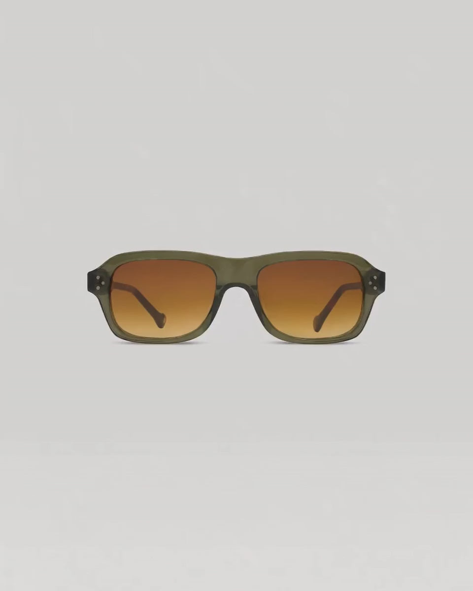Lunettes de soleil Cade Olive — vue à 360°