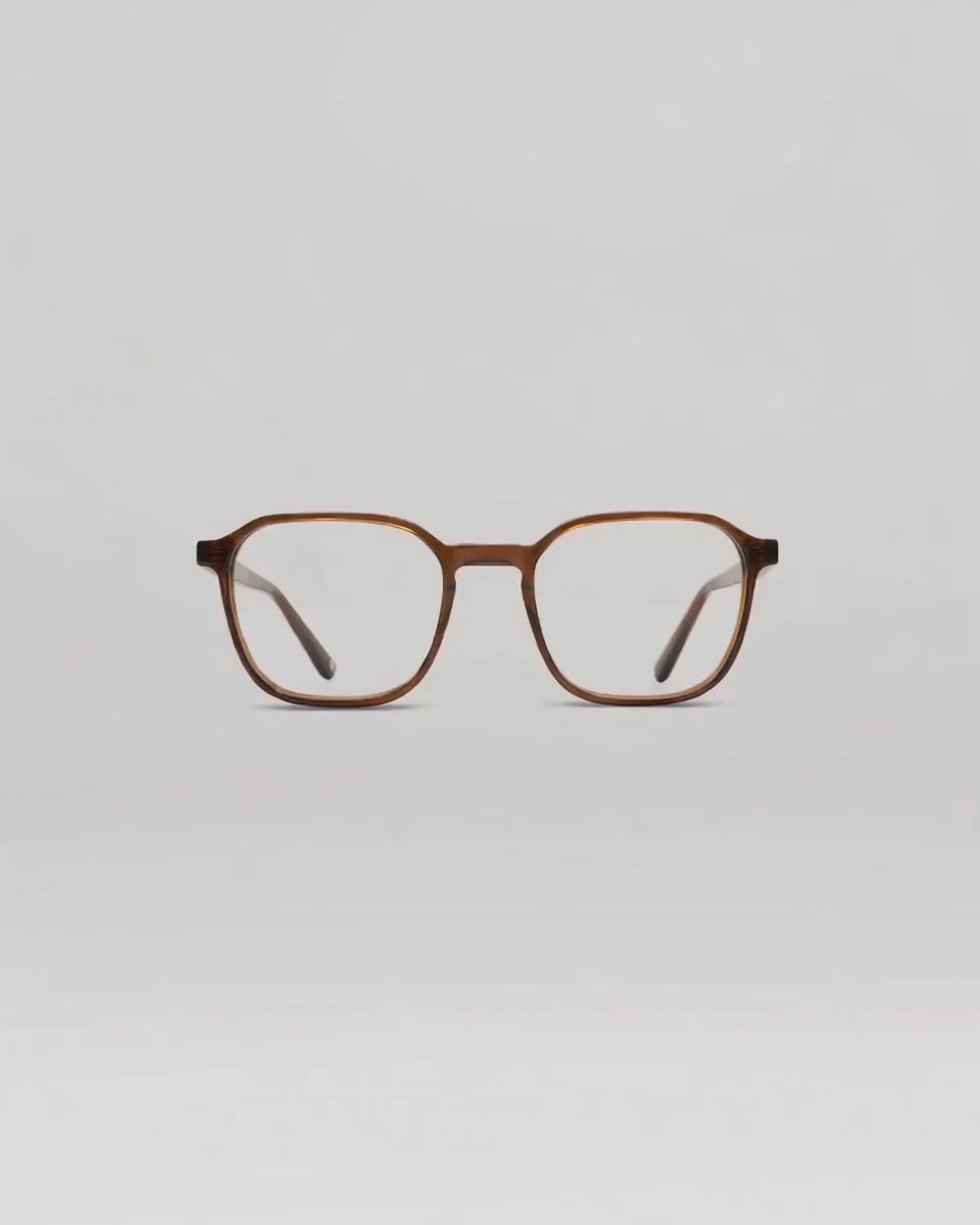 Monture optique Flynn Marron — vue à 360°