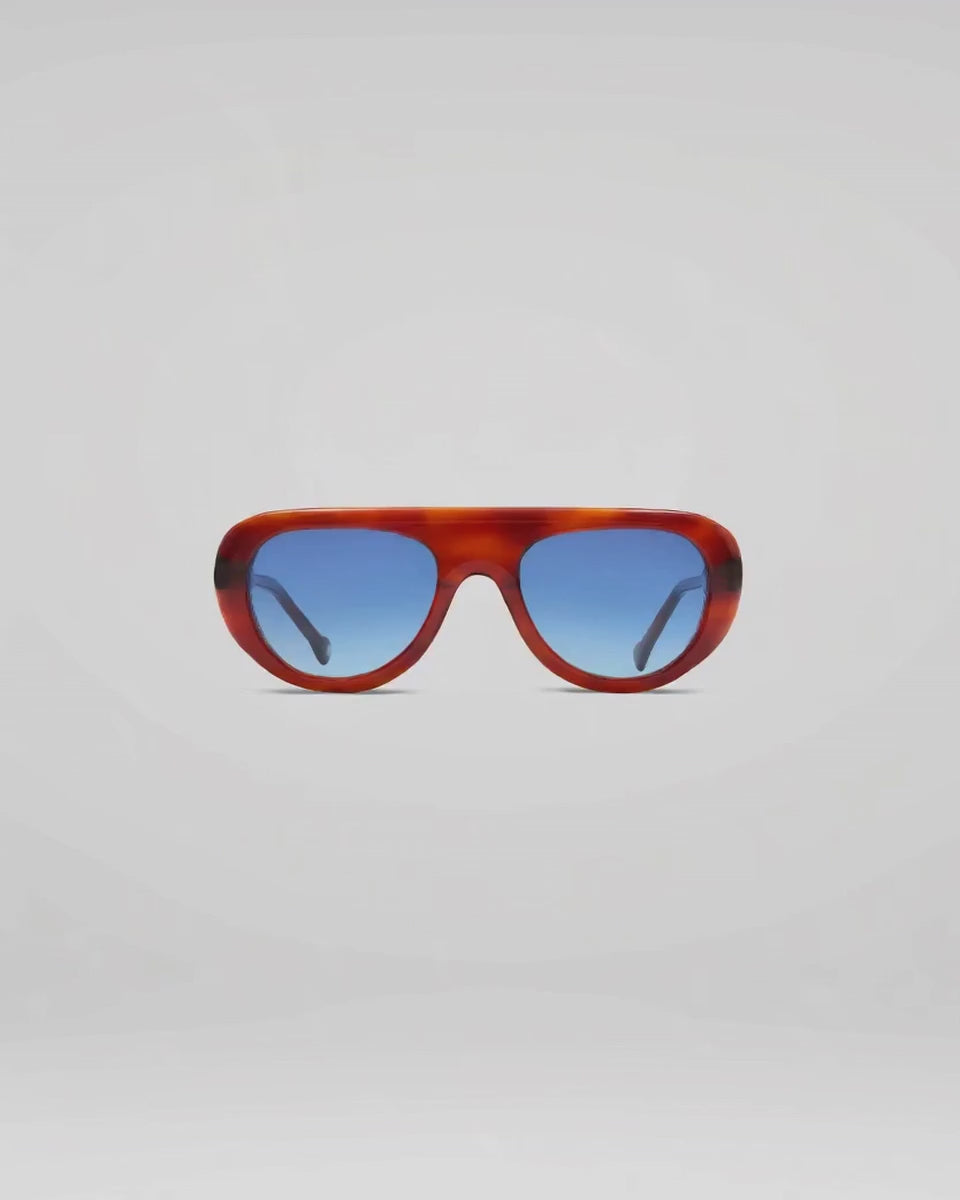 Lunettes de soleil Alicia Acajou — vue à 360°
