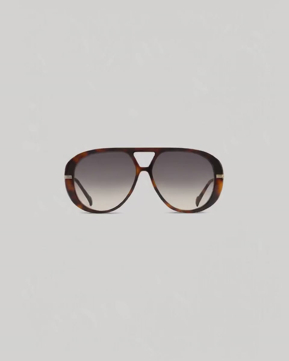 Lunettes de soleil Selena Ecaille — vue à 360°