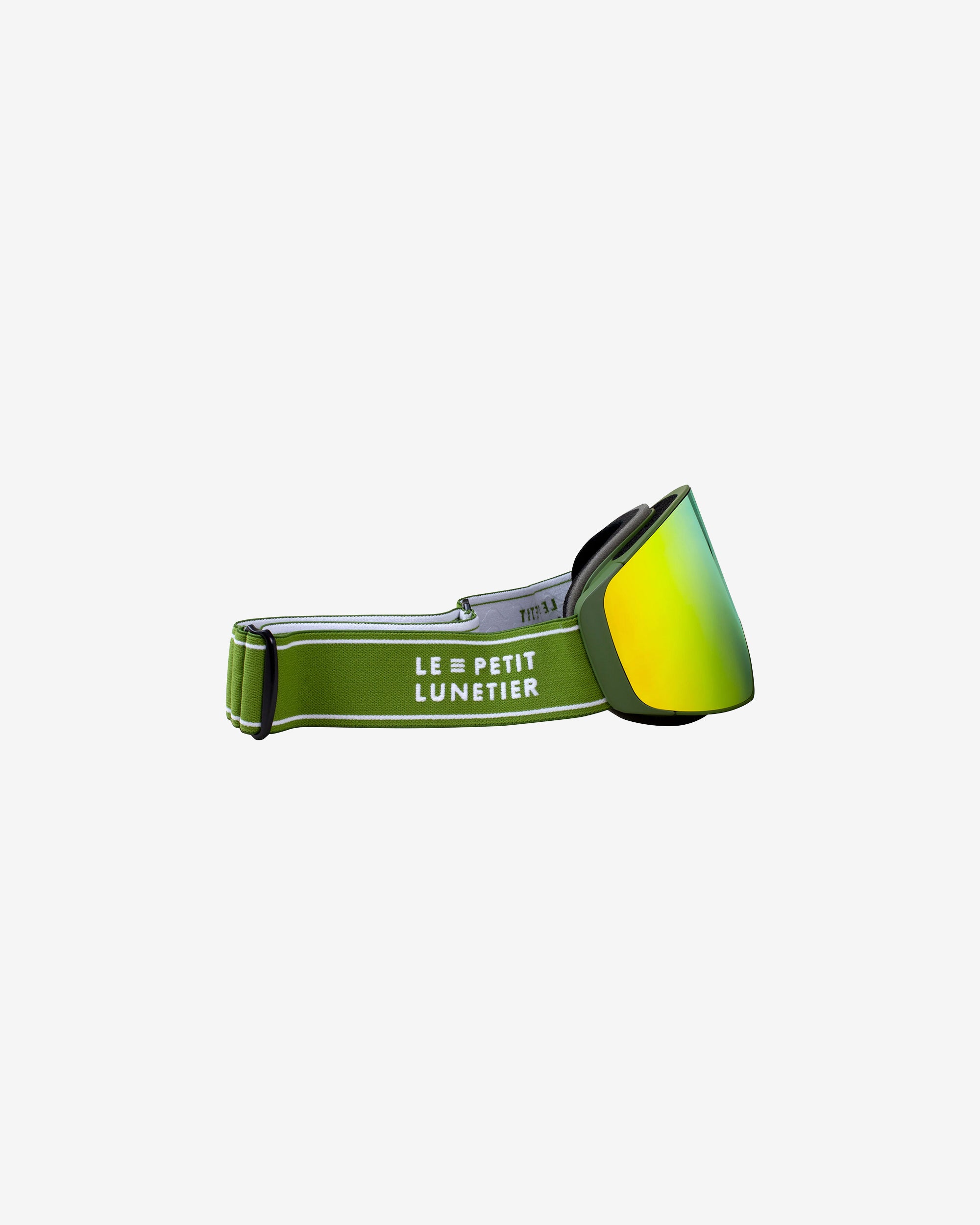Valmorel Green Ski Mask with Orange Glass